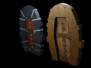 door stylized 3Dモデル