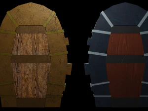 door stylized 3D Model