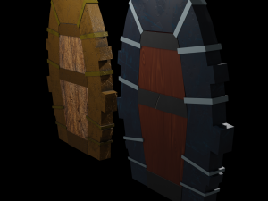 door stylized 3Dモデル