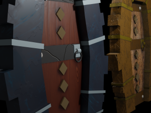 door stylized 3Dモデル