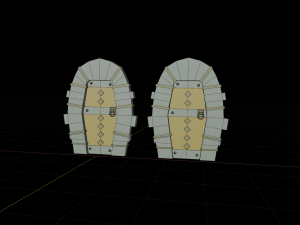 door stylized 3Dモデル
