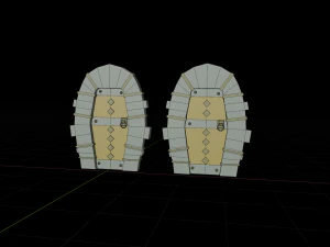 door stylized 3D Model