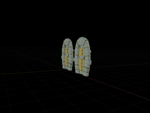 door stylized 3Dモデル