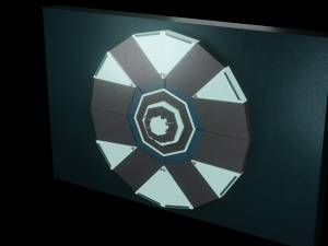door stylized 3D Model