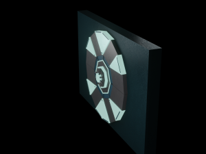 door stylized 3D Model