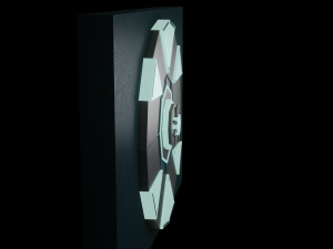 door stylized 3D Model