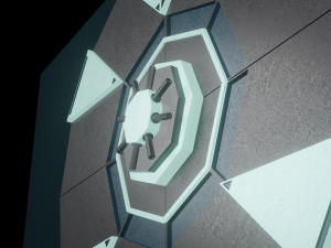 door stylized 3D Model