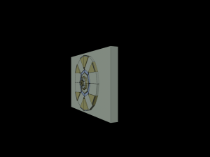 door stylized 3D Model