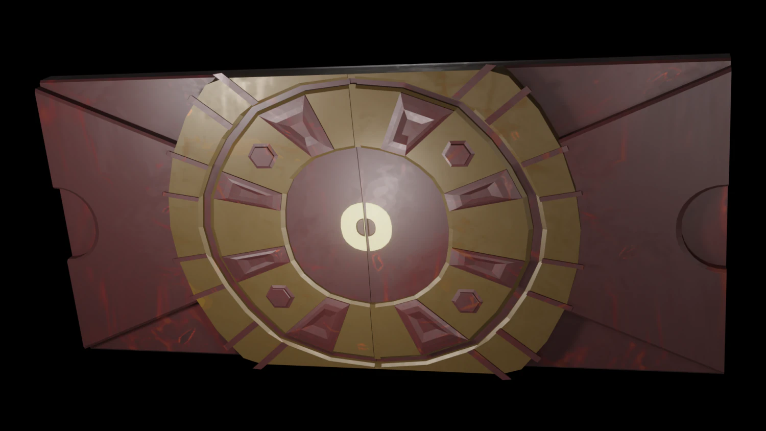 door stylized 3D Model .c4d .max .obj .3ds .fbx .stl .blend 
