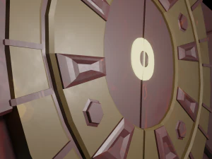 door stylized 3D Model