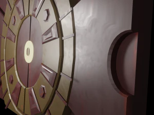 door stylized 3D Model