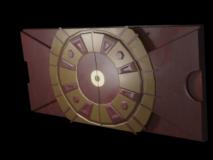 door stylized 3D Модель