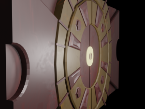 door stylized 3D Модель