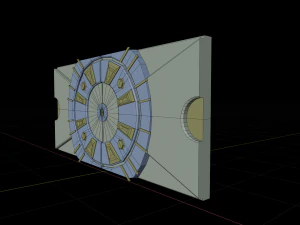 door stylized 3D Model