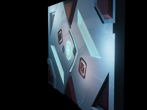 door stylized 3D Model