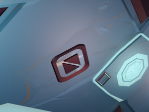 door stylized 3D Model