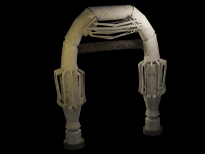 door stylized 3D 모델
