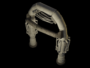 door stylized 3D 모델
