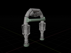 door stylized 3D 모델