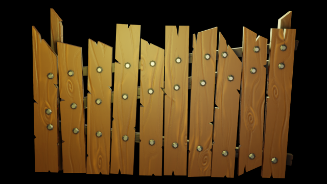 fence Model 3D .c4d .max .obj .3ds .fbx .stl .blend 