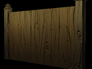 Zaun 3D Modell