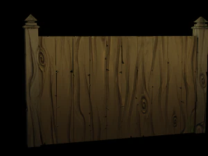 Zaun 3D Modell