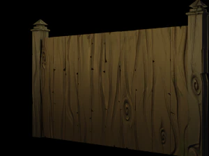 Zaun 3D Modell