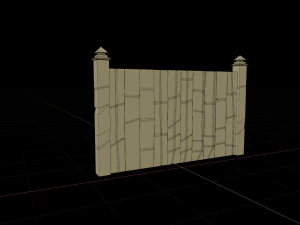 Zaun 3D Modell