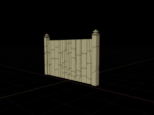 Zaun 3D Modell
