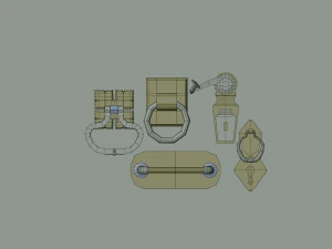 handles 3D Model