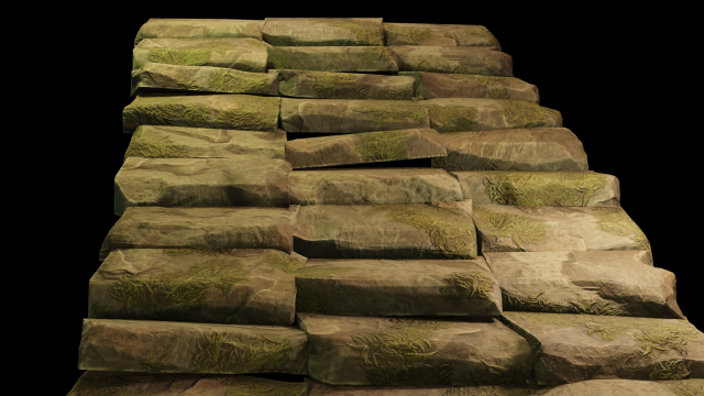 stairs 3D Модель .c4d .max .obj .3ds .fbx .stl .blend