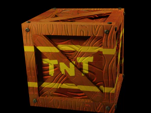 коробка tnt 3D Модель
