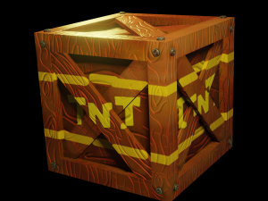 tnt box Model 3D