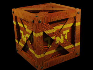 tnt box Model 3D