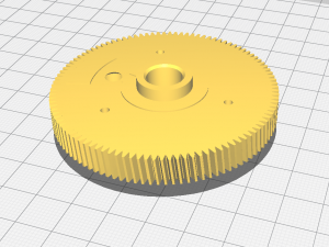 rear window wiper drive gear land rover freelander and fordfusion Modèle 3D