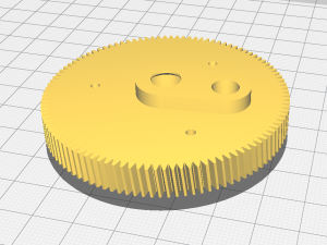 rear window wiper drive gear land rover freelander and fordfusion Modèle 3D