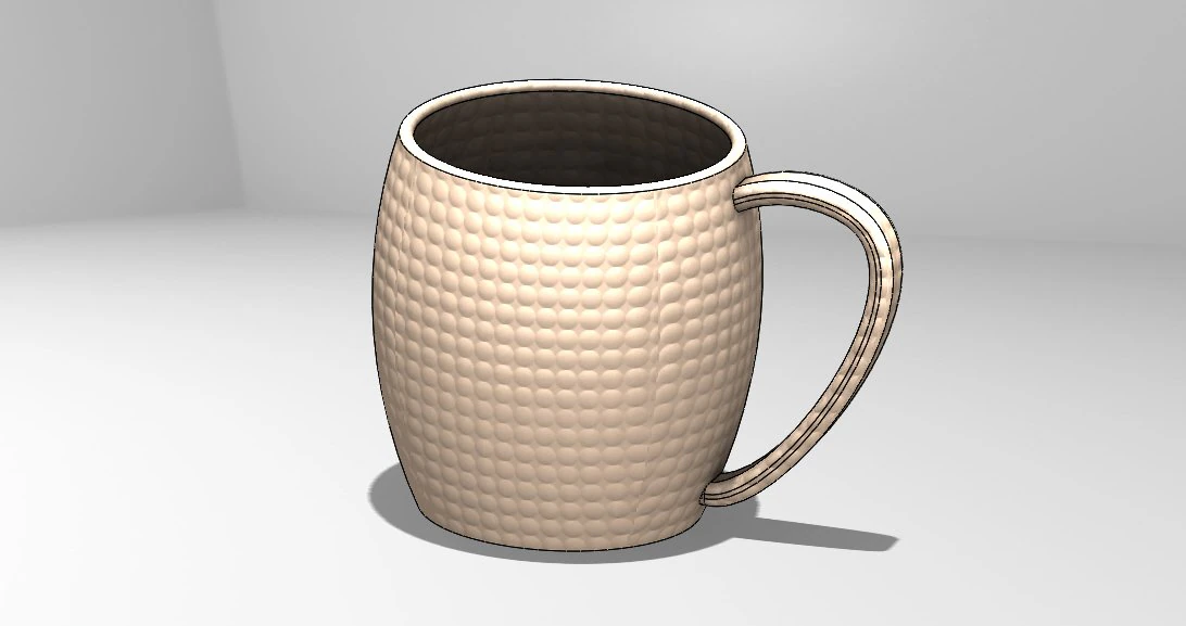 cup 3D Print Model .c4d .max .obj .3ds .fbx .stl .blend 