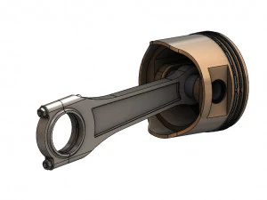 montaggio del pistone Modello di stampa 3D