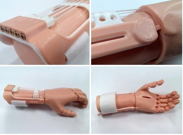 traction arm prosthesis 3D Model .c4d .max .obj .3ds .fbx .stl .blend 
