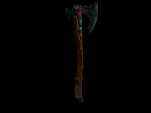god of war axe Modelo 3D