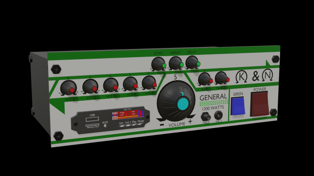 amplifire 3D Model .c4d .max .obj .3ds .fbx .stl .blend 