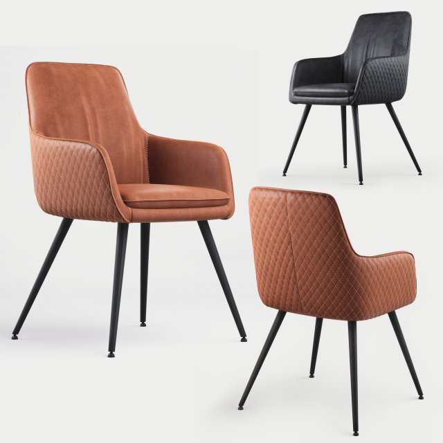renn occasional chair 3D Model .c4d .max .obj .3ds .fbx .stl .blend 