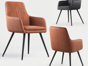 रेन कभी-कभार कुर्सी 3D मॉडल