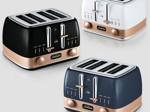 sunbeam classic bronze toaster 3D मॉडल