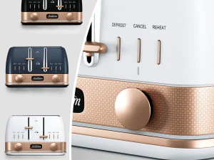 sunbeam classic bronze toaster 3D Model