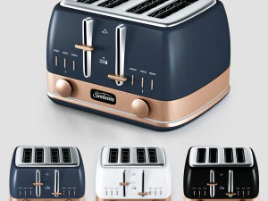 sunbeam classic bronze toaster 3D Model