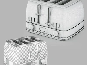 sunbeam classic bronze toaster 3D Model