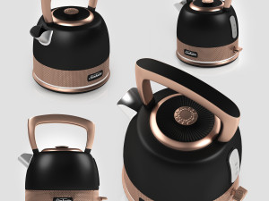 sunbeam classic bronze pot kettle 3D मॉडल