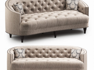 coaster living room sofa 3D Model
