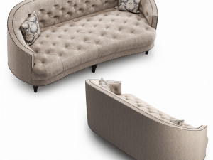 coaster living room sofa Model 3D